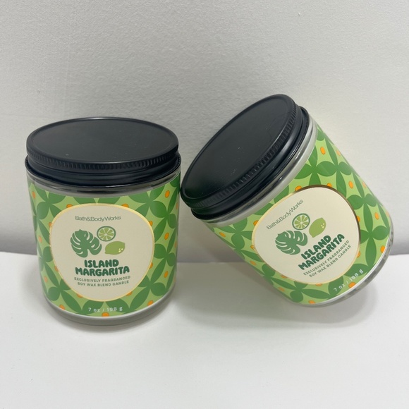 2× Bath & Body Works Island Margarita Single‑Wick Candles – New Unused - Picture 1 of 4